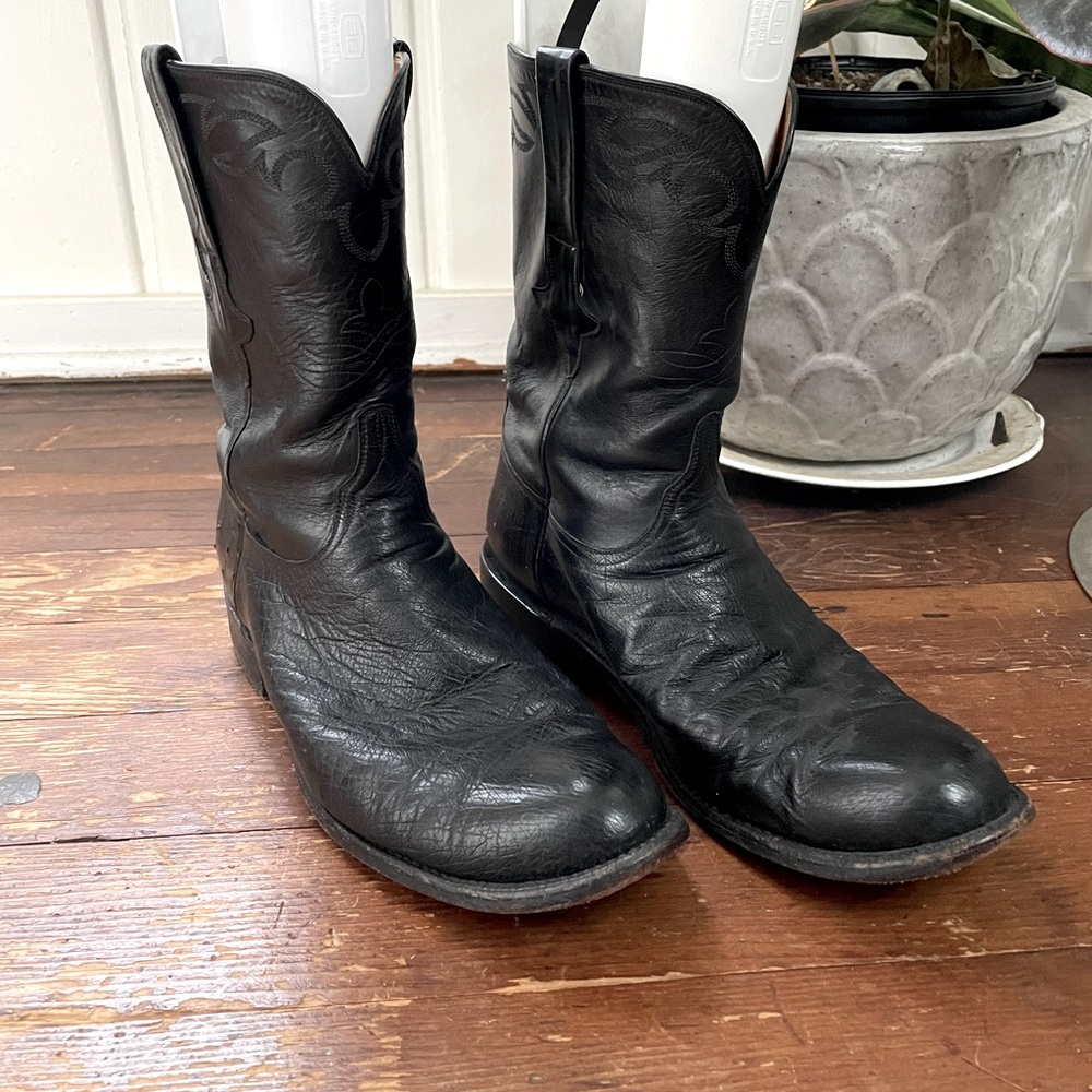 Lucchese Men’s leather rancher/western boots